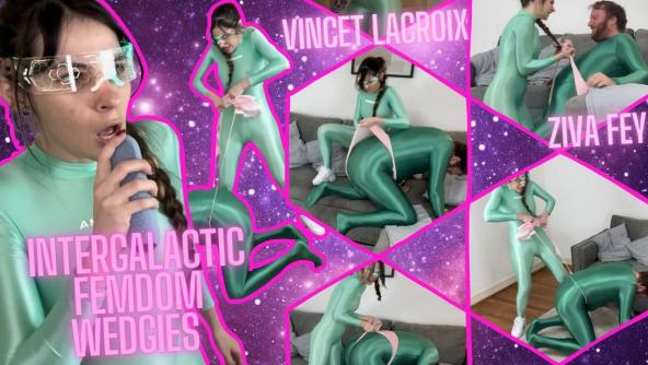4K/ Ziva Fey - Intergalactic Femdom Wedgies