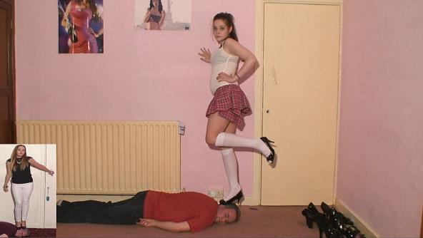 Sophie's Head Trampling Movie Model Poses