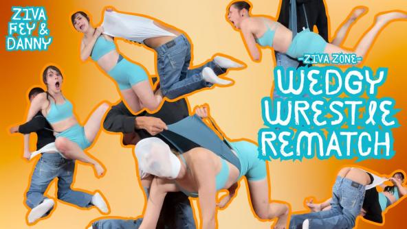 4K/ Ziva Fey Wedgy Wrestle Rematch With Danny