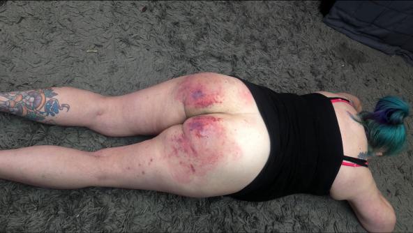 Natasha no self put downs- part 3- rubber strap